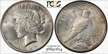 1927 $1 MS61