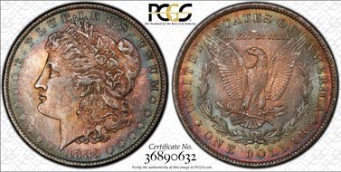 1885-O $1 MS62