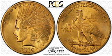 1912 $10 MS64