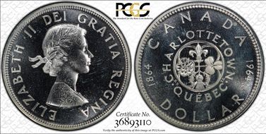 1964 S$1 Confederation PL65