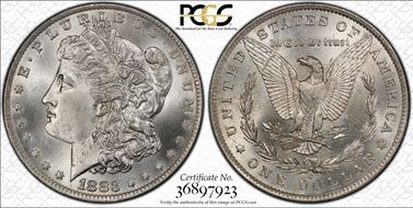 1883-O $1 MS66
