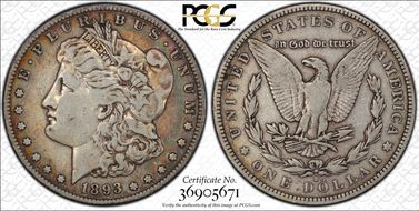 1893-S $1 F15