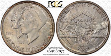 1935 50C Arkansas MS66