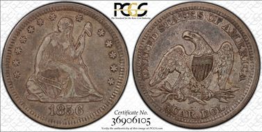 1856 25C XF40
