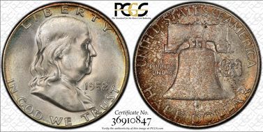 1952-S 50C MS65FBL