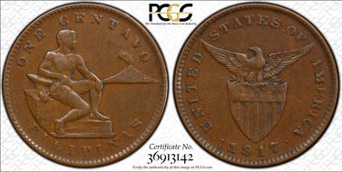 1917/8-S 1C Allen-2.15c XF40BN