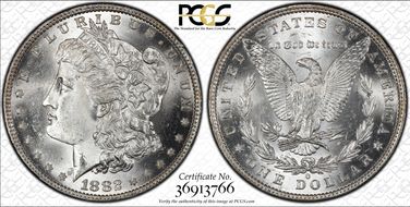 1882-O $1 MS64+