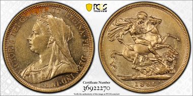 1895-M Sov S-3875 AU55