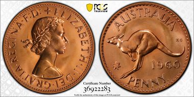 1960 Y. (p) 1D PR67RD