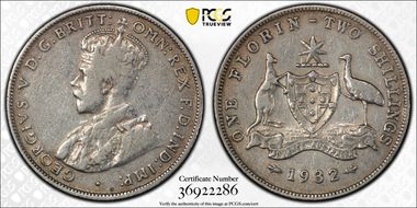 1932(m) Florin KM-27  Ag F15