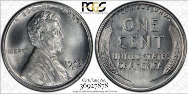 1943-S 1C MS67+