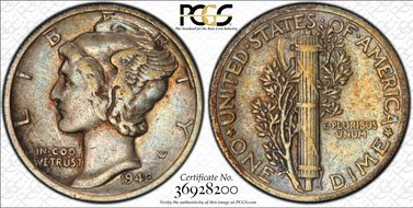 1942/1 10C VF30