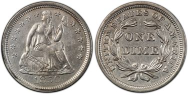1850 10C S.S. Central America #2 (with Pinch) AU53