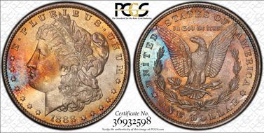 1888-O $1 MS65