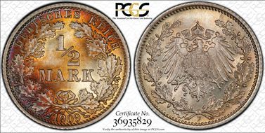 1909-F 1/2 Mk J-16 MS67