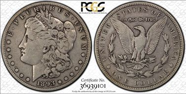 1893-S $1 F12