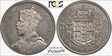1935 1/2 Cr PR65