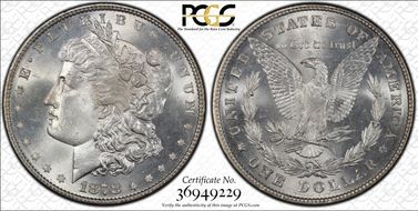 1878 8TF $1 VAM 21, Broken R&B MS66