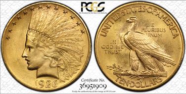 1926 $10 MS64