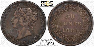 1888 50C VF30