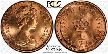 1981 1/2P S-A1 New Penny MS66RD