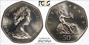 1984 50p S-H3 MS66