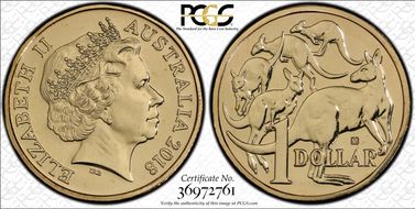 2018-M $1 Privy Mark MS67