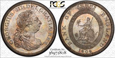 1804 Bank $ ESC-1925 S-3768 MS66