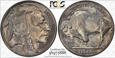 1929-S 5C MS65