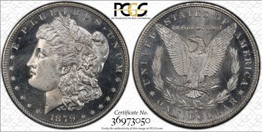 1879-S $1 MS66+