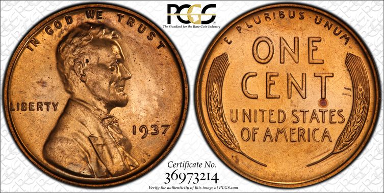 Cert 36973214 - Coin Image