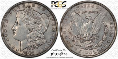 1901 $1 AU53