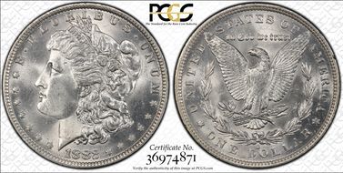 1882-O/S $1 Strong MS63