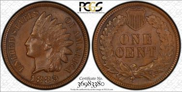 1889 1C DDR FS-801, S-1 MS63BN