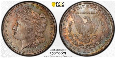 1892-CC $1 MS64