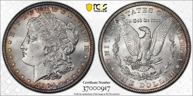 1904-S $1 MS63+