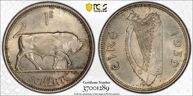 1939 Shil KM-14  Ag MS64