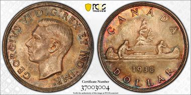 1938 S$1 MS65