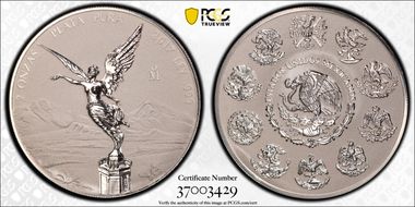 2017-Mo 2 Onza Libertad Ag Rev PR PR70