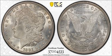 1881 $1 MS65