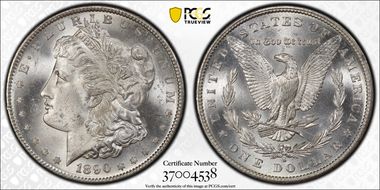 1890-S $1 MS65