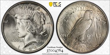 1924 $1 MS65+