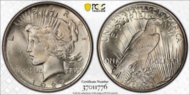 1922 $1 MS67