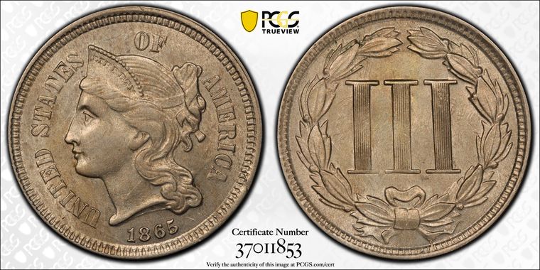 Cert 37011853 - Coin Image