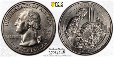 2019-W 25C Lowell NP First Week of Discovery MS64