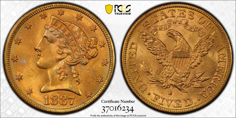 Cert 37016234 - Coin Image