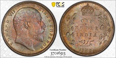 1905(C) Rupee SW-7.27 Prid-191 MS63