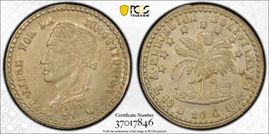 1859-PTS FJ 1/2 Sol KM-133.1 MS62