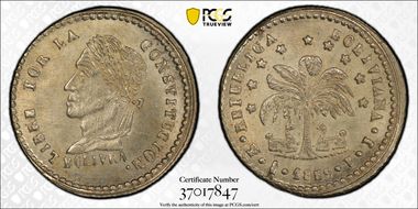 1859-PTS FJ 1/2 Sol KM-118.3 MS63+