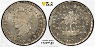 1862-PTS FP 1/2 Sol KM-133.2 MS65+